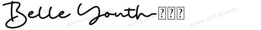 Belle Youth字体转换